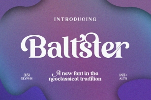 Baltster Font Download