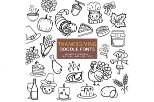 Thanksgiving Doodle Font Download