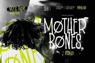 Mother Bones - 90s Type Grunge Vibes Font Download
