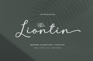 Liontin Font Download