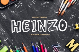 Heinzo - Playful Display Font Font Download