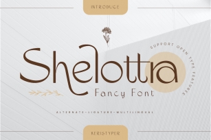 Shelottra Font Font Download