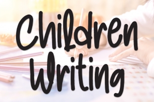 Children Writing Font Download