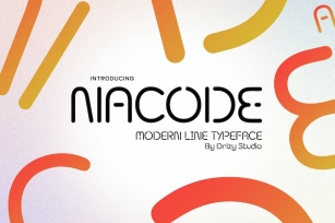 Nacode - Modern Line Futuristic Font Font Download