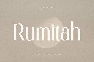 Rumitah - Luxury Sans Serif Font Font Download