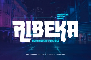 RIBEKA trial Font Download