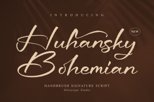 Huhansky Bohemian Font Download