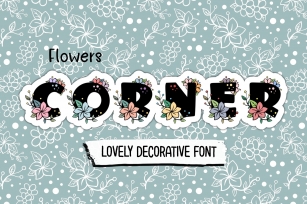 Flowers Corner Font Download