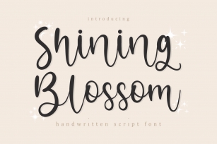 Shining Blossom Font Download
