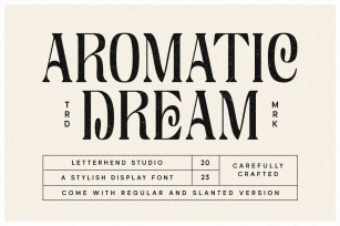 Aromatic Dream Font Download