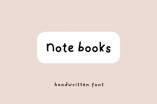 Note Books Font Download