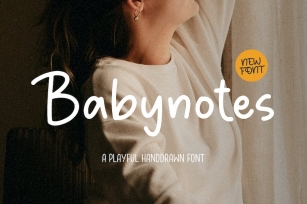 Babynotes Script Font Font Download
