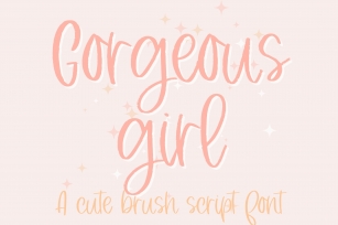 Gorgeous Girl Font Download