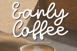 Early Coffee Font Font Download