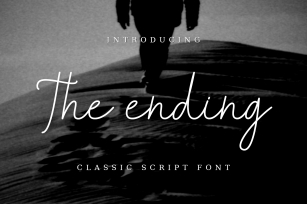 The ending Font Download