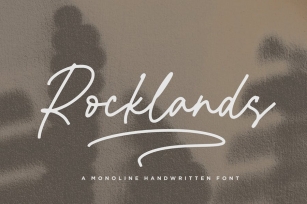 Rocklands Script Font Font Download