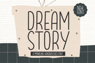 Dream Story Script Monoline Font Font Download