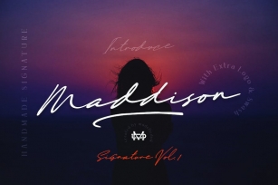 Maddison Signature Font Font Download