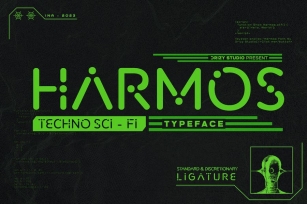 Harmos - Techno Sci-fi Font Font Download