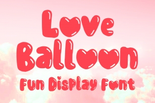Love Balloon Font Download