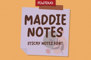 Maddie Notes Font Download
