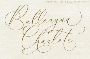 Balleryna Charlote Chic Calligraphy Font Font Download