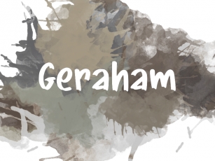 G Geraham Font Download