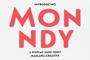 Monndy Stamp Display Font Font Download