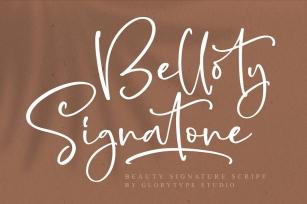 Belloty Signatone Script Font Font Download
