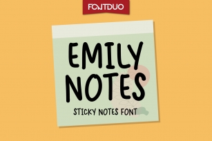Emily Notes Font Download