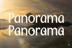 Panorama - Beauty Display Font Font Download