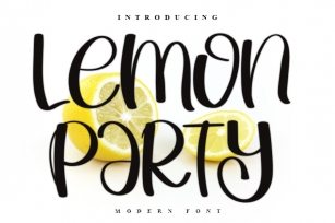 Lemon Party Font Download