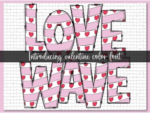 Love Wave Font Download