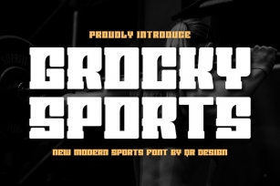 Grocky Sports Font Download