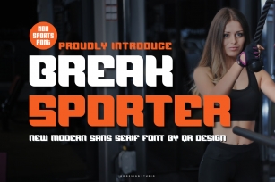 Break Sporter Font Download