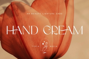 Hand Cream - Beauty and Aesthetic Sans Serif Font Download