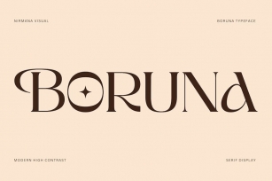 Boruna - Logo Font Font Download