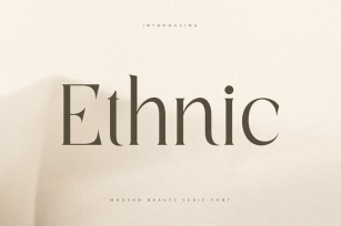 Ethnic - Luxury Modern Beauty Serif Font Font Download