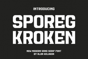 Sporeg Kroken Font Download