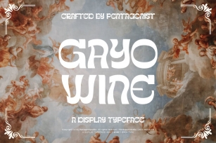 Gayo Wine | Fancy Display Font Download