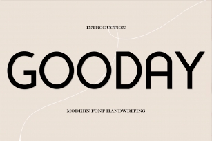 Gooday Font Download