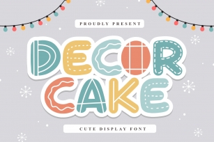 Decor Cake Font Download