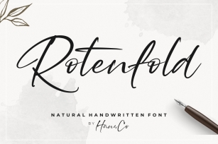 Rotenfold Font Download