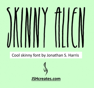Skinny Alie Font Download