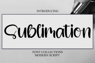 Sublimation Font Download