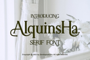 Alquinsha Serif Font Font Download