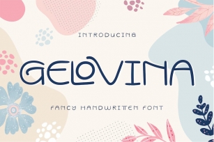 Gelovina | Fancy Handwritten Font Font Download