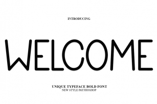 Welcome Font Download