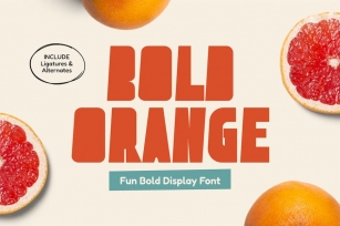 Bold Orange - Playful Fonts Font Download