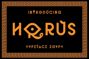 Horus - Egypt Style Font Font Download